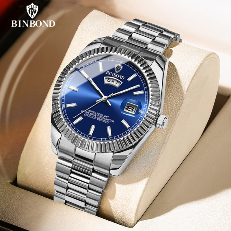 Rolex Watch Datejust - Binbond b7012 moda masculina negócios esportes
