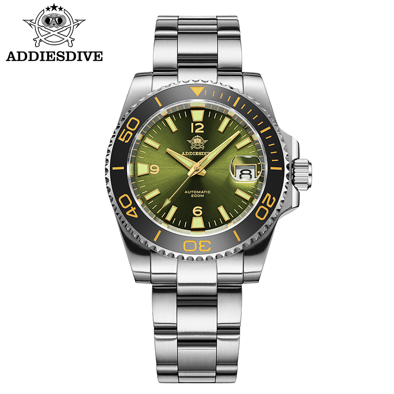 Stainless Bracelet Diver - Addiesdive novo presente de mergulho relógio