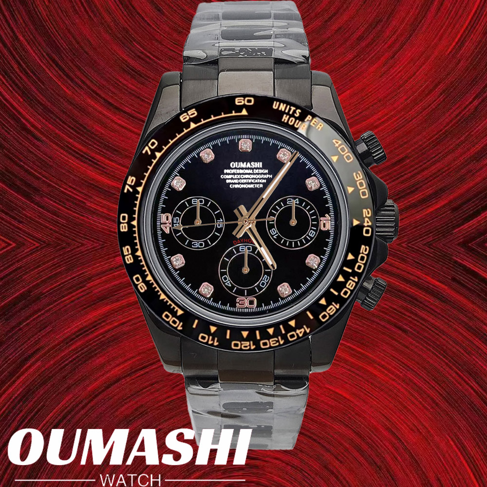 Stainless Bracelet Diver - Vk63 relógios 39.3mm relógio de luxo