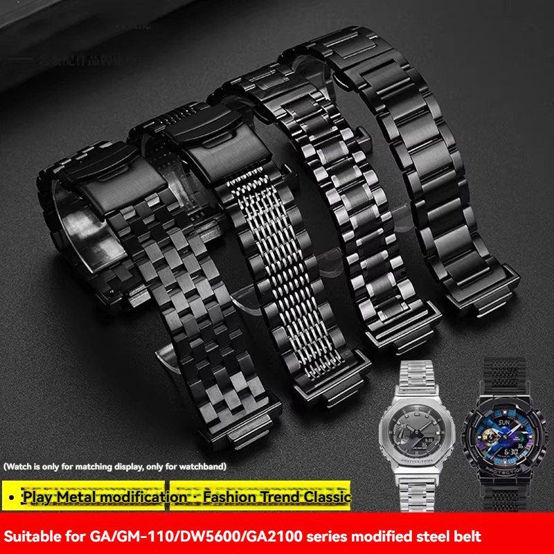 Casio Watch G-Shock Dw-5600 - Pulseira de relógio de aço inoxidável