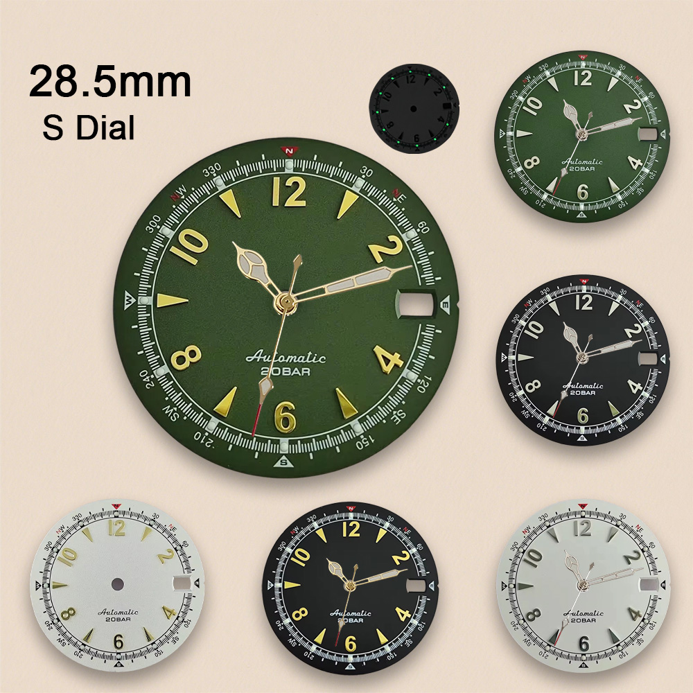 Seiko Watch 5 Sports - Nh35 dial s logotipo 28.5mm retro