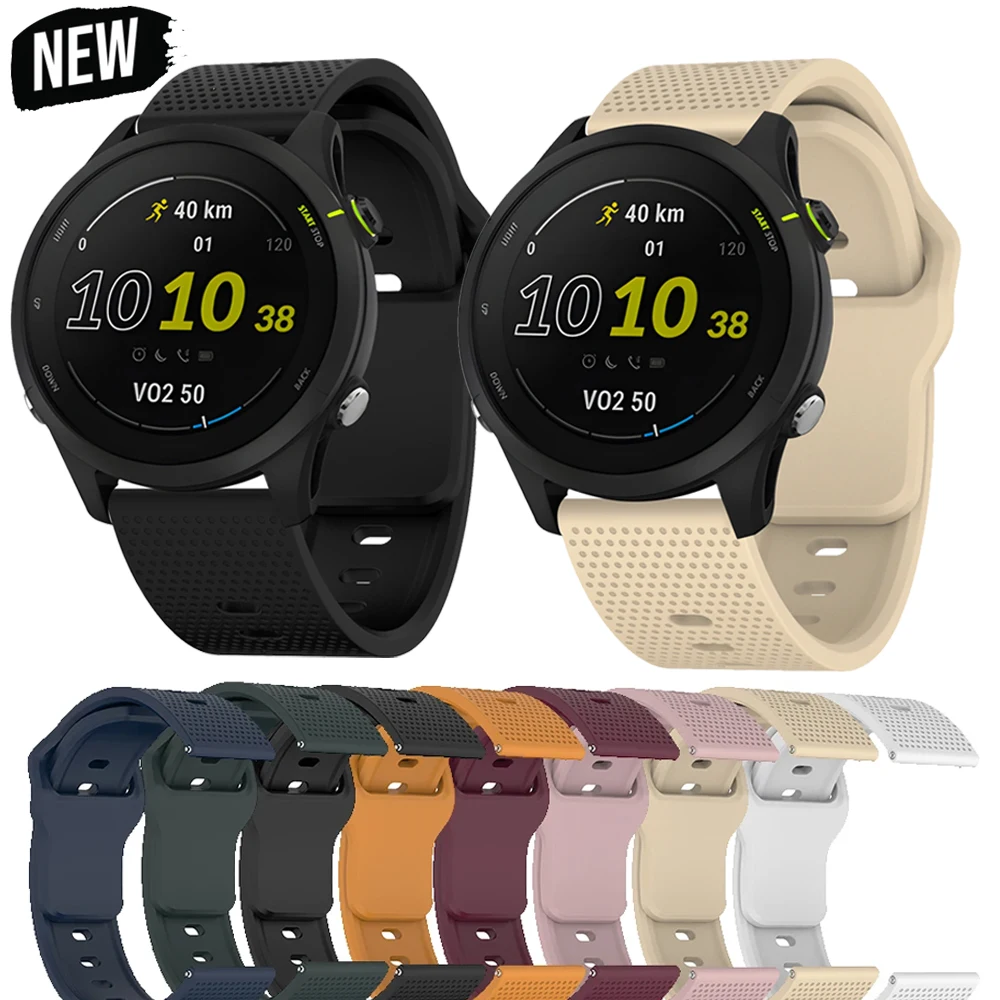 Silicone Watch Band 22Mm - Pulseira de relógio de silicone de