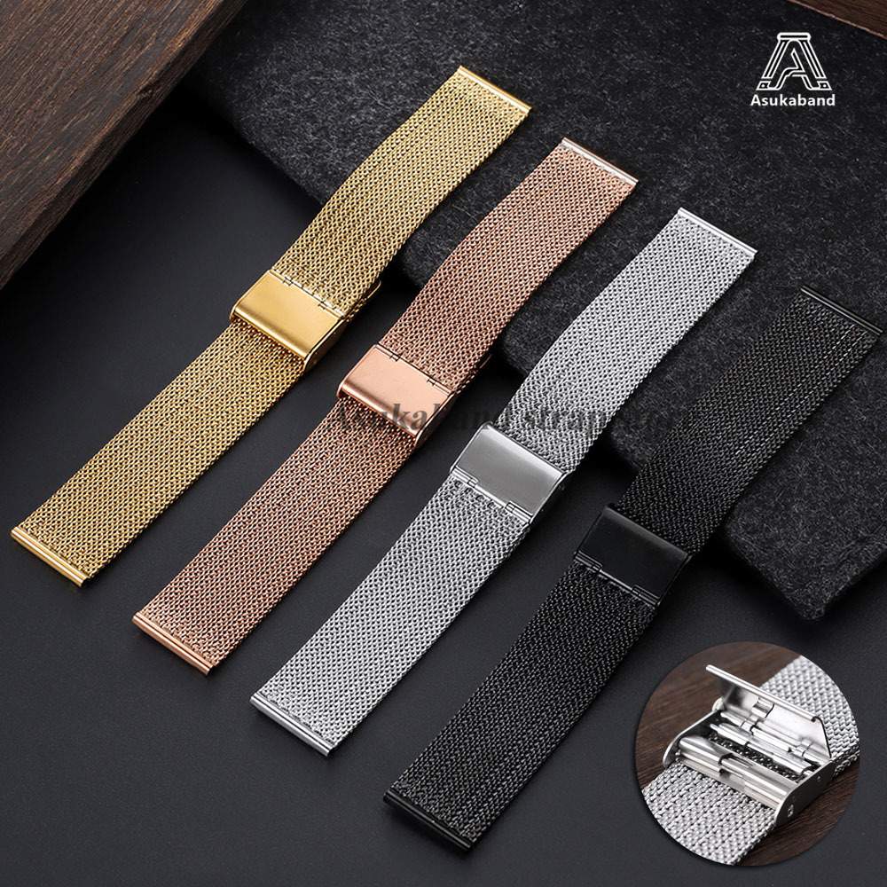 Mesh Strap Metal - Pulseira de Aço Inoxidável Milanesa 0.6