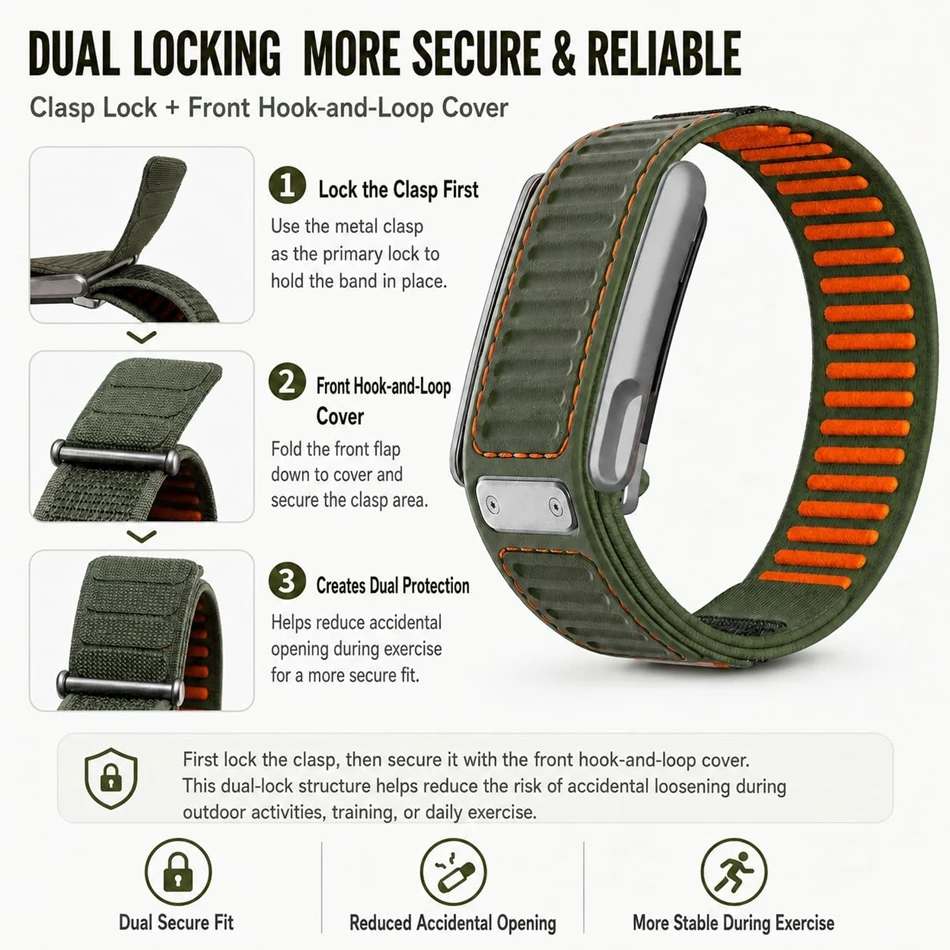 Pulseira de Nylon e Silicone p - Sport Loop Velcro avaliação e preço