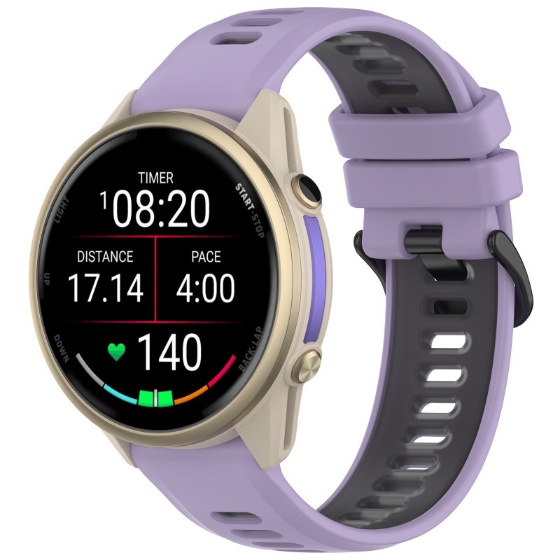 22mm pulseira bicolor para gar - Silicone Watch Band 22Mm avaliação e preço
