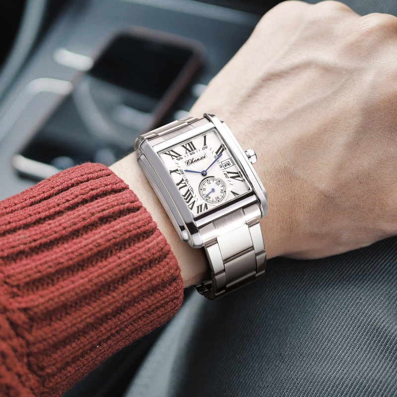 Relógios de Quartzo CHENXI 821 - Cartier Watch Santos avaliação e preço