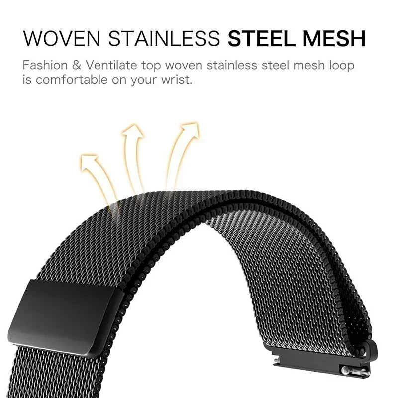 Pulseira de laço milanês de 22 - Milanese Loop Magnetic avaliação e preço