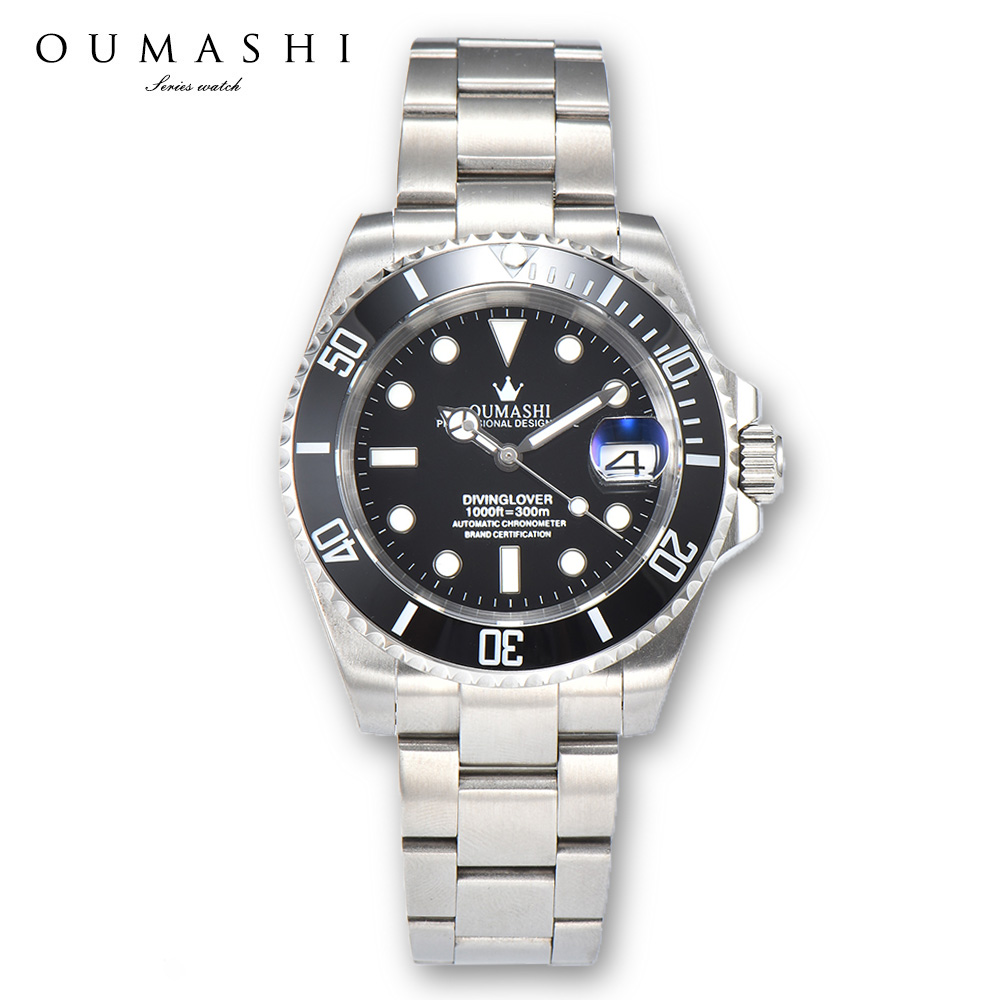 40mm relógio mecânico automáti - Stainless Bracelet Diver avaliação e preço
