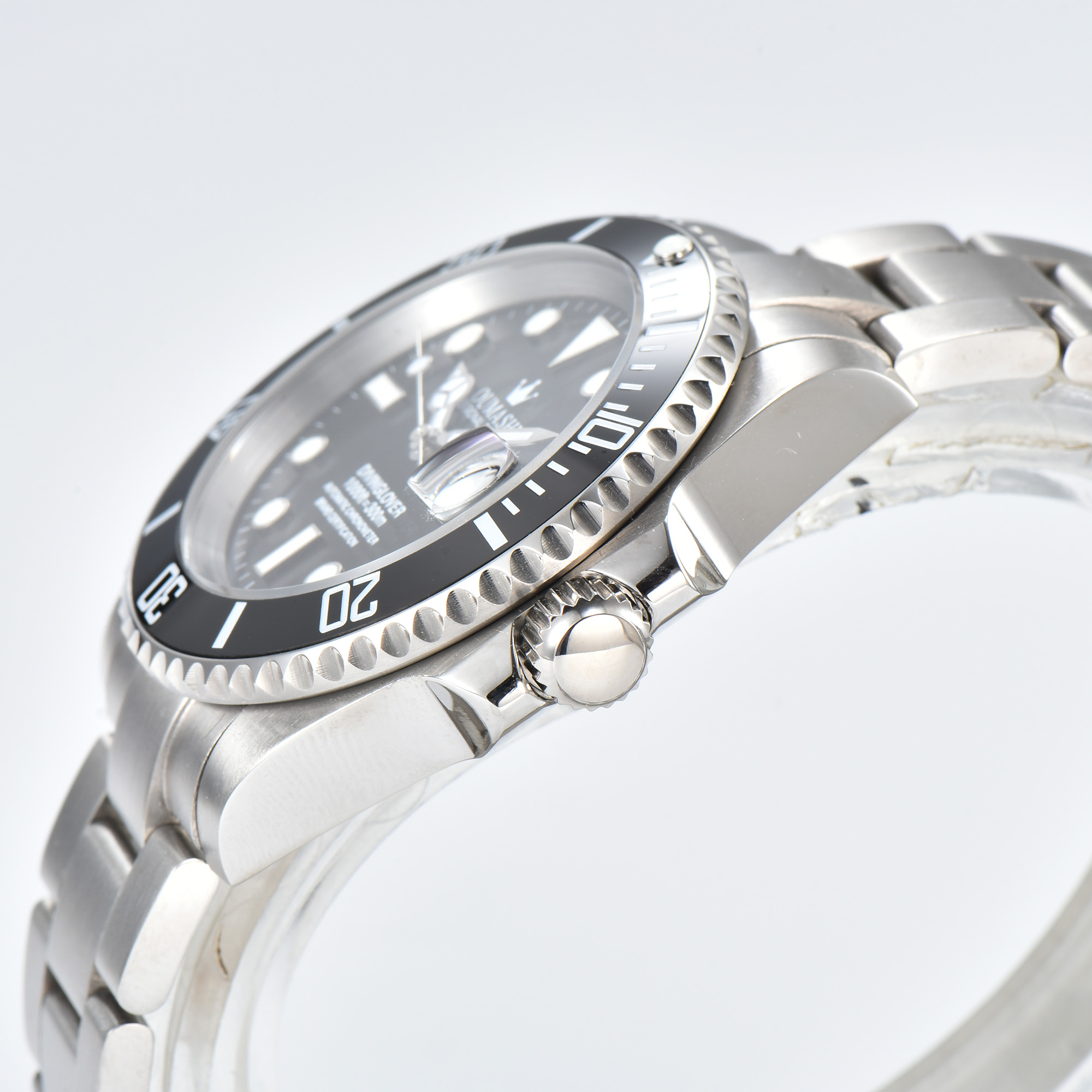 40mm relógio mecânico automáti - Stainless Bracelet Diver avaliação e preço