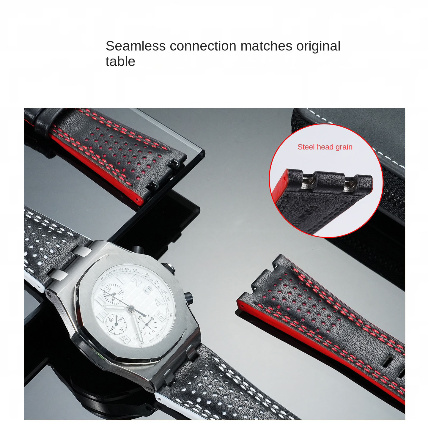 Pulseira de couro de 28mm para - Audemars Piguet Watch Royal Oak Offshore avaliação e preço