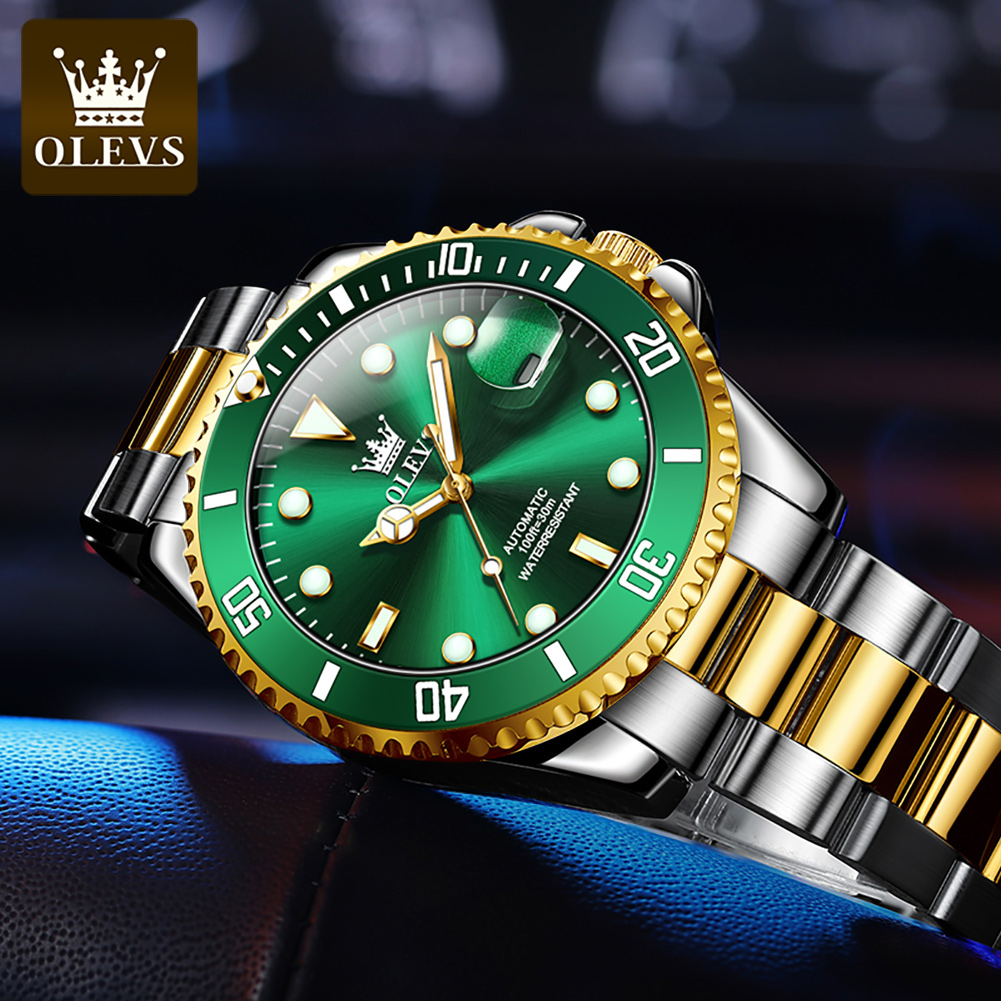 Olevs 6650 relógio mecânico pa - Rolex Watch Datejust avaliação e preço