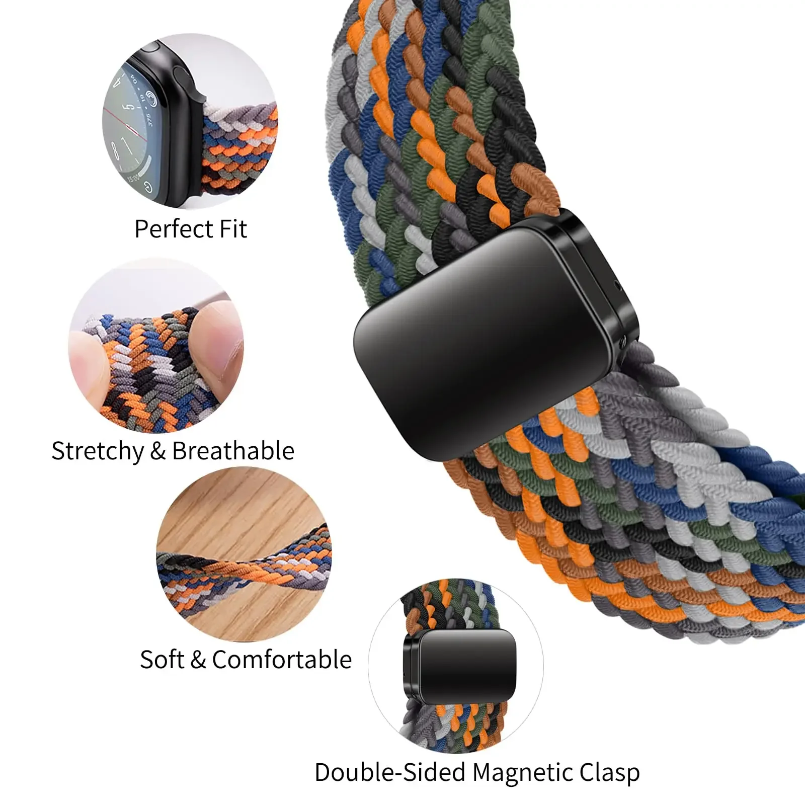 Pulseira de Nylon Trançada Aju - Milanese Loop Magnetic avaliação e preço