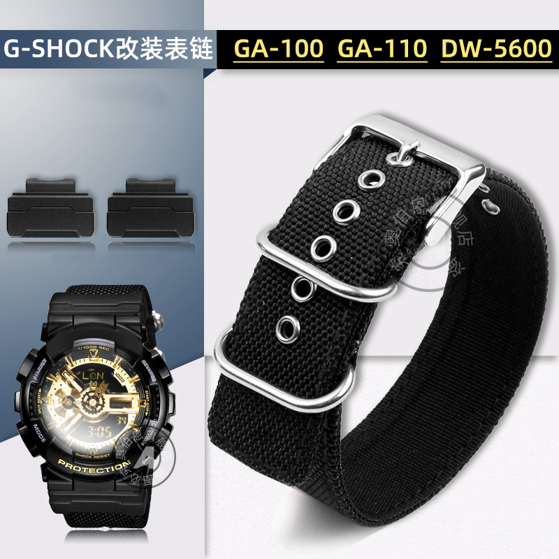 Modificado Canvas Nylon Watch  - Casio Watch G-Shock Dw-5600 avaliação e preço