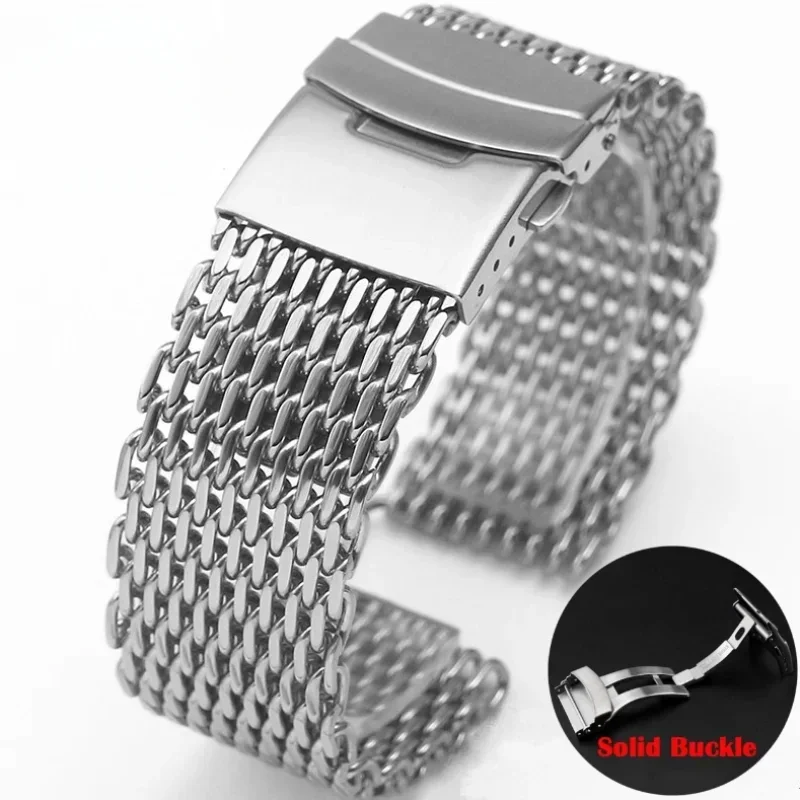 Banda de relógio de aço inoxid - Mesh Strap Metal avaliação e preço