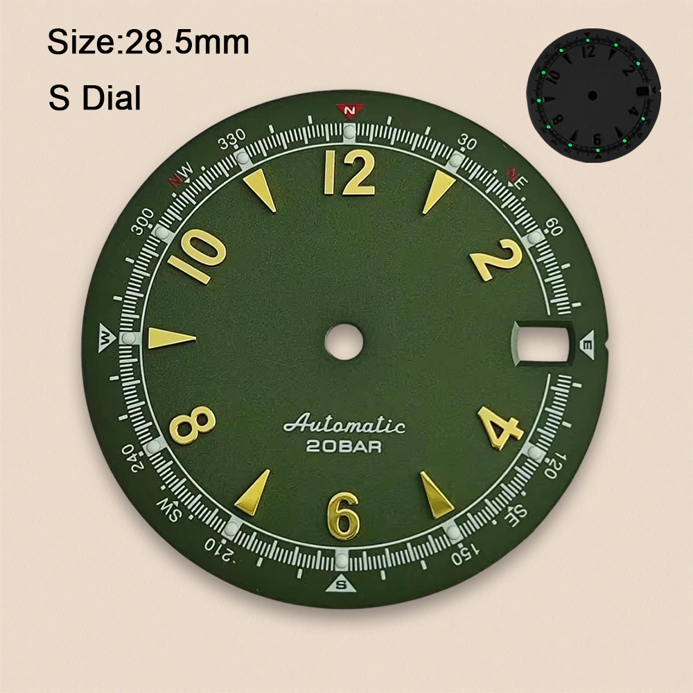 Nh35 dial s logotipo 28.5mm re - Seiko Watch 5 Sports avaliação e preço