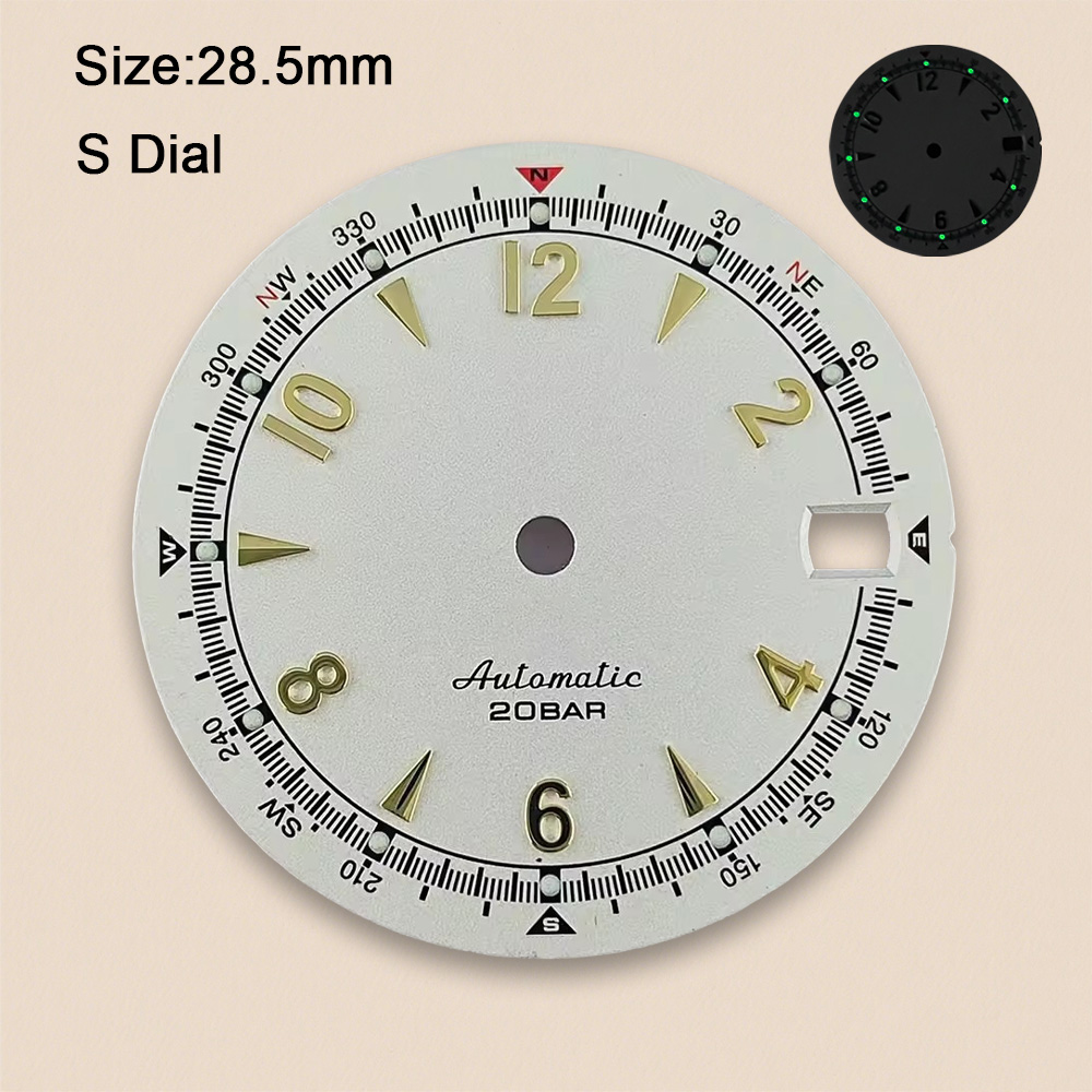 Nh35 dial s logotipo 28.5mm re - Seiko Watch 5 Sports avaliação e preço