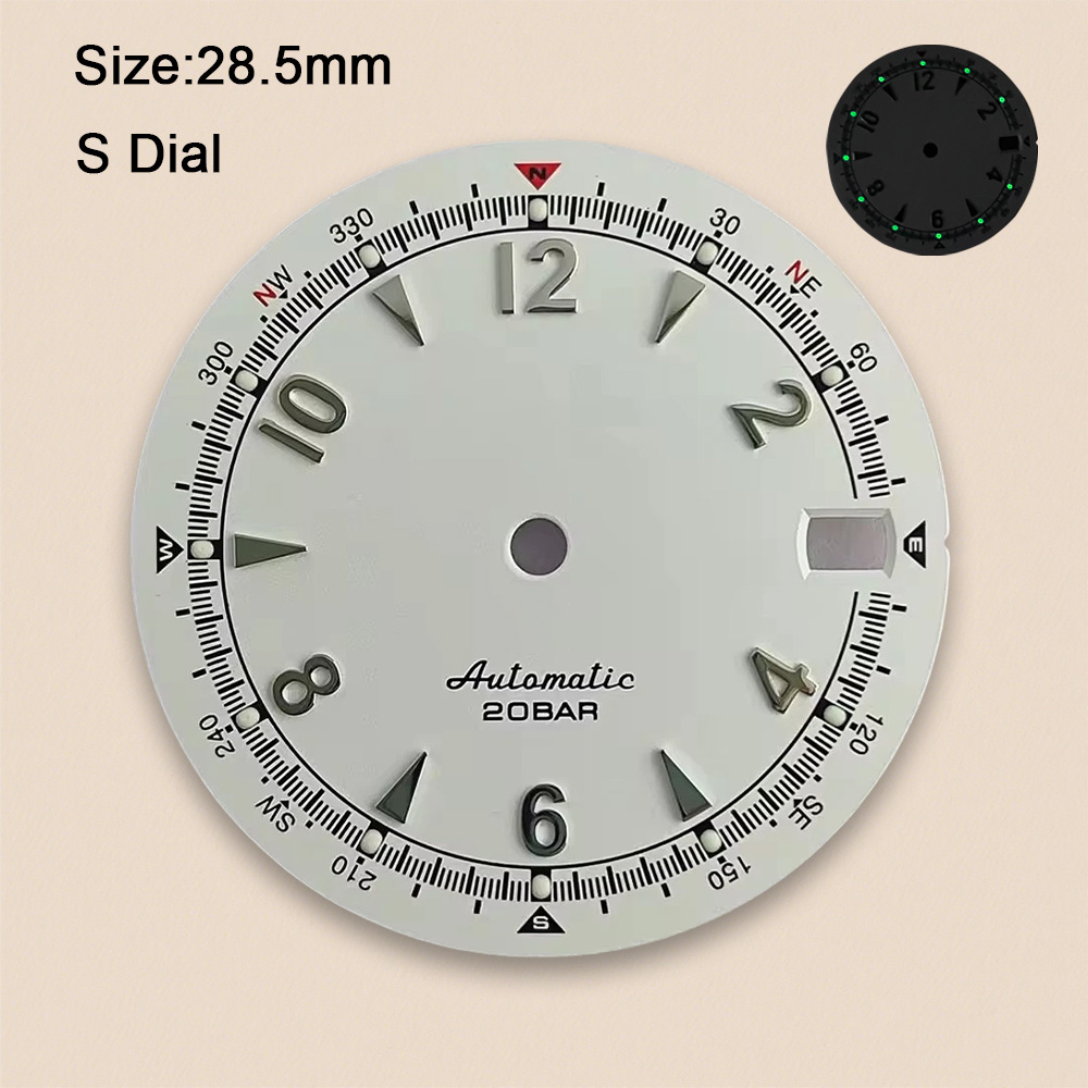 Nh35 dial s logotipo 28.5mm re - Seiko Watch 5 Sports avaliação e preço