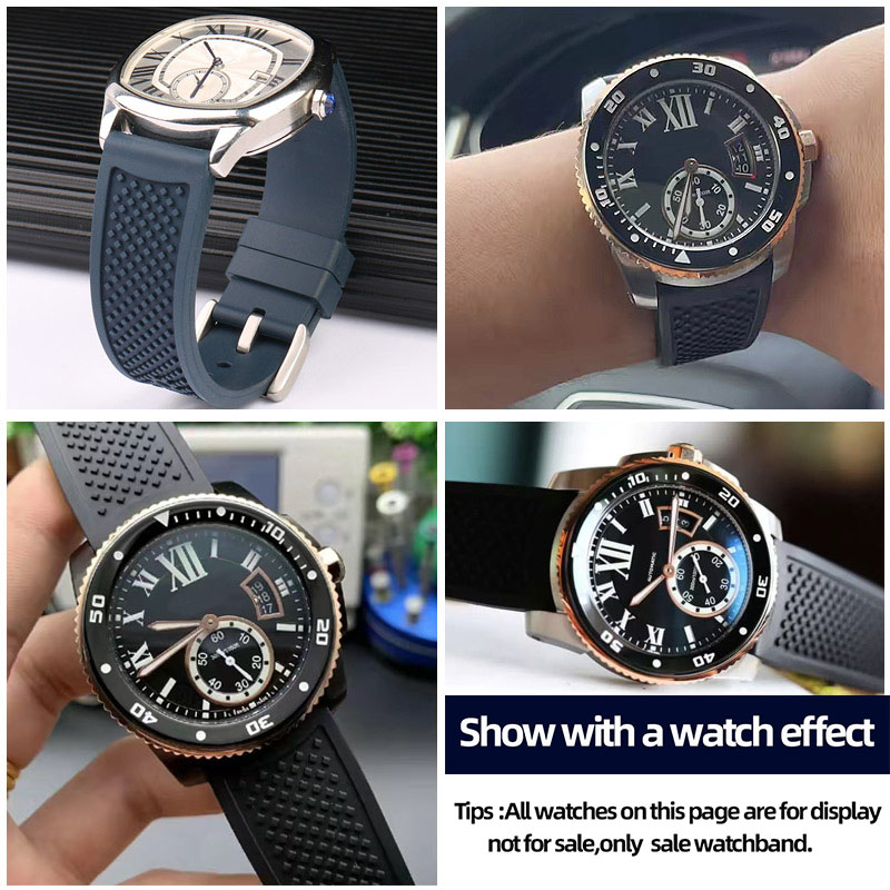 Pulseira de relógio de borrach - Cartier Watch Tank avaliação e preço