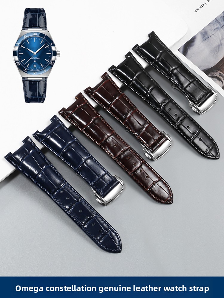 Pulseira de Couro Masculina Pr - Omega Watch Constellation avaliação e preço