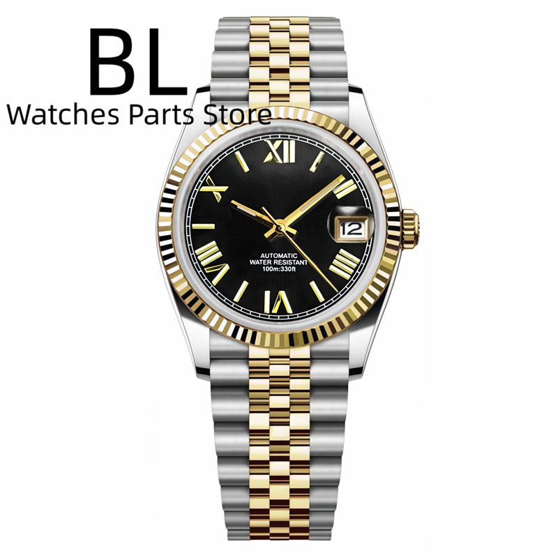 Bliger 36mm39mm dois tons ouro - Rolex Watch Datejust avaliação e preço