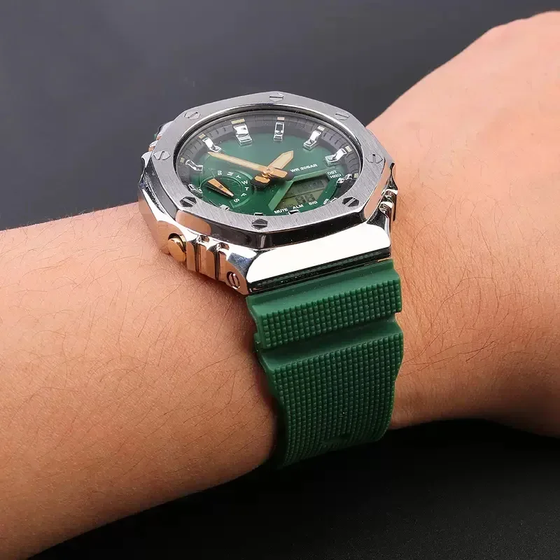 Pulseiras de borracha para rel - Casio Watch G-Shock Ga-2100 avaliação e preço