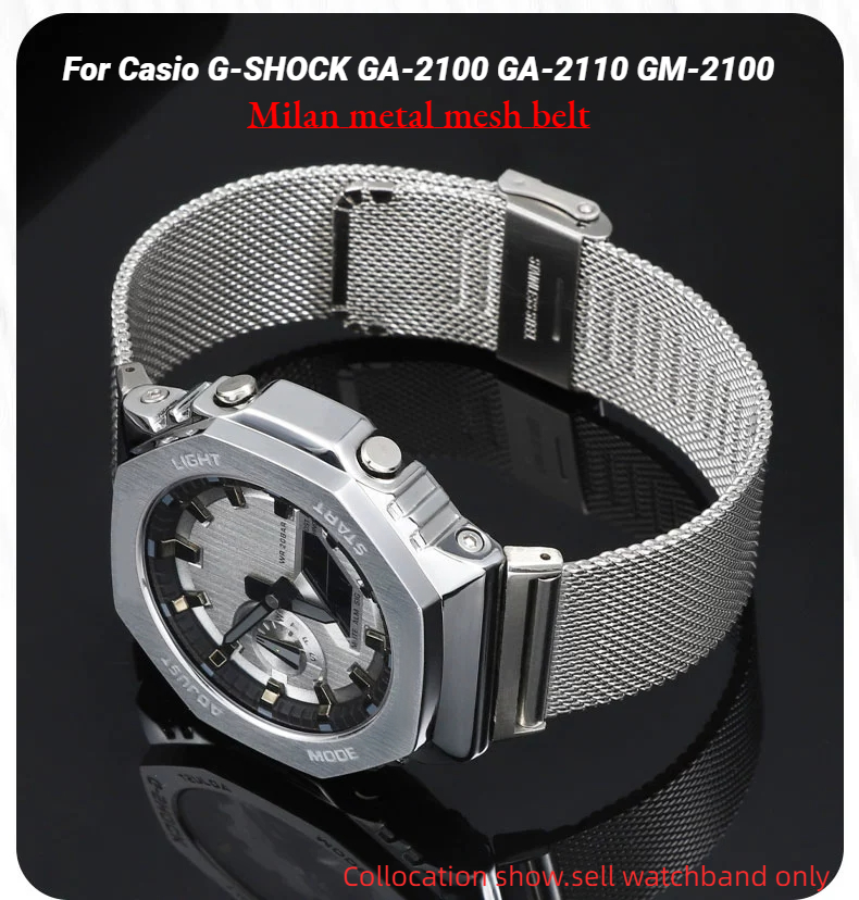 Milan cinto de malha de metal  - Casio Watch G-Shock Dw-5600 avaliação e preço